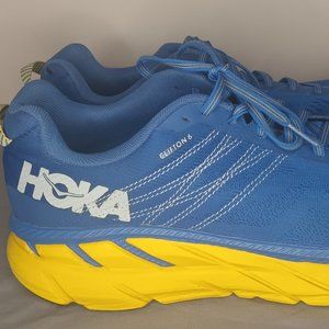 HOKA ONE ONE CLIFTON 6 NEBULAS BLUE LEMON SHOES